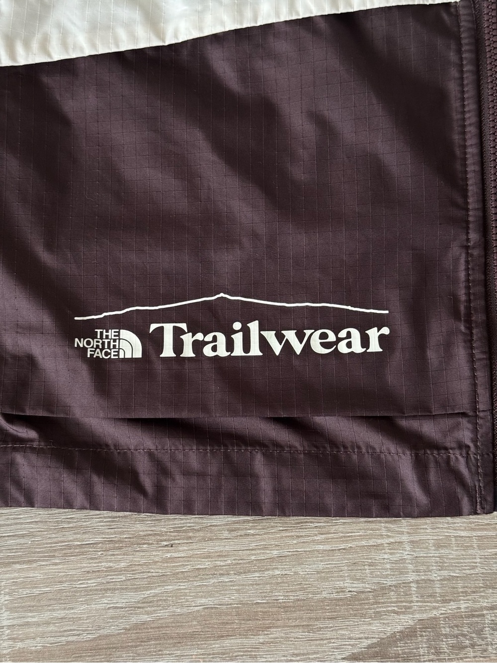 North Face Trailwear WindWall Jacket Womens M Colorblock Hooded Lightweight - Picture 3 of 7